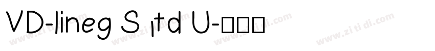 VD-lineg Std U字体转换
